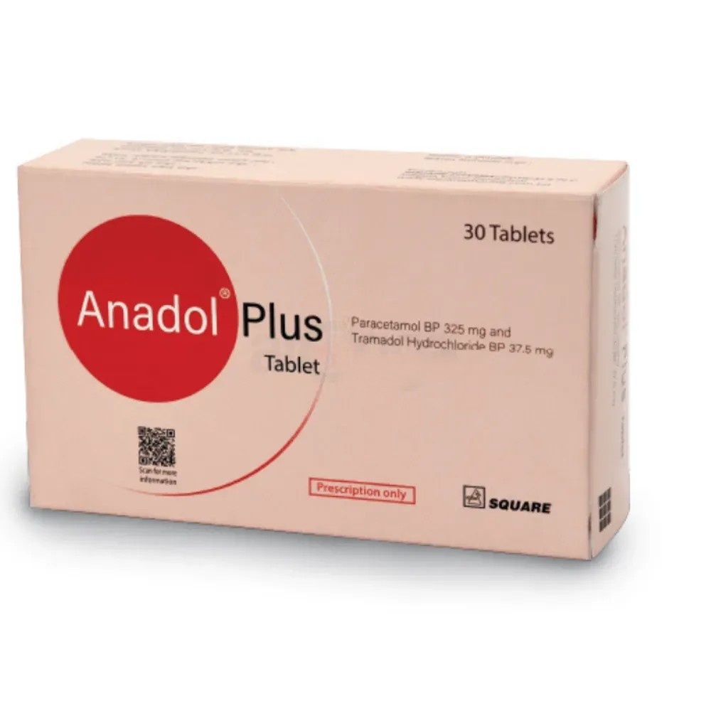 Pack Image: Anadol Plus 325 mg Tablet (3 x 10)