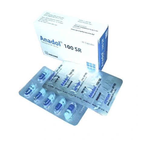 Pack Image: Anadol SR 100 mg Capsule (3 x 10)