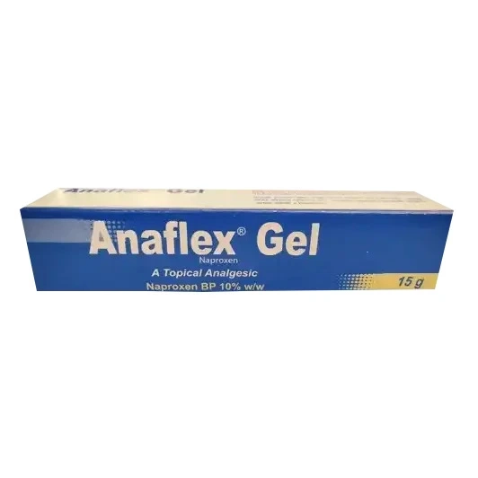 Pack Image: Anaflex 10% w Gel (15 gm tube)