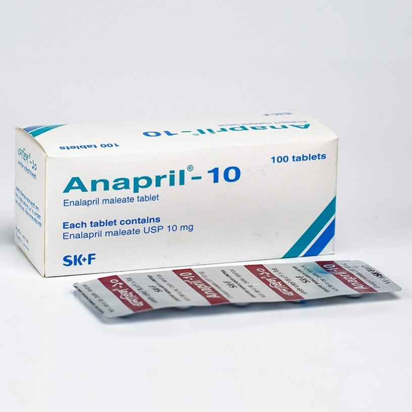 Pack Image: Anapril 10 mg Tablet (10 x 10)