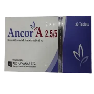Pack Image: Ancor-A 2.5 mg Tablet (3 x 10)