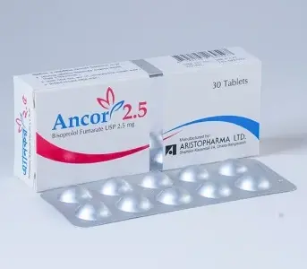 Pack Image: Ancor 2.5 mg Tablet (6 x 10)