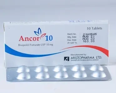 Pack Image: Ancor 10 mg Tablet (1 x 10)