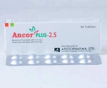 Pack Image: Ancor Plus 2.5 mg Tablet (3 x 10)