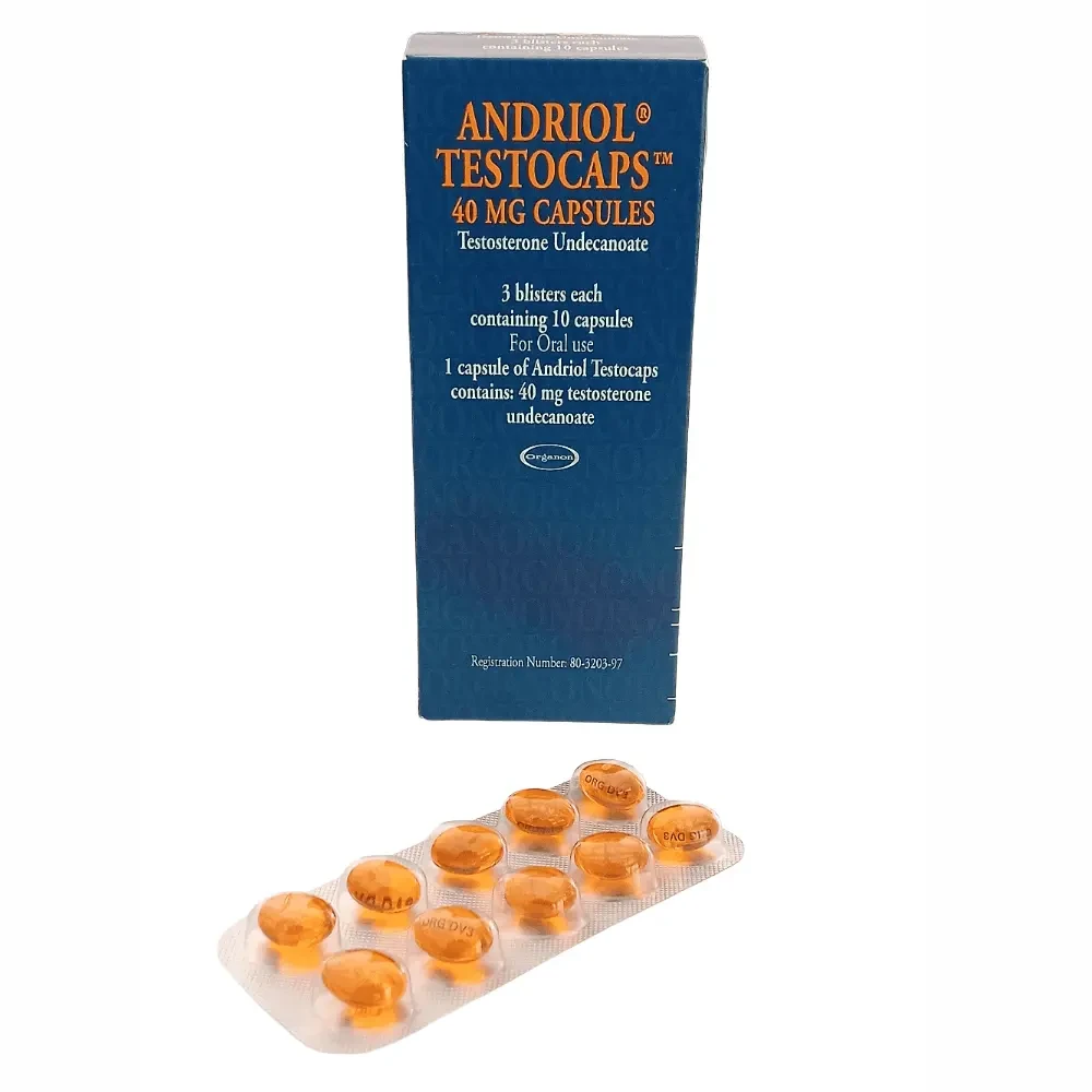 Pack Image: Andriol TestoCaps 40 mg Capsule (3 x 10)