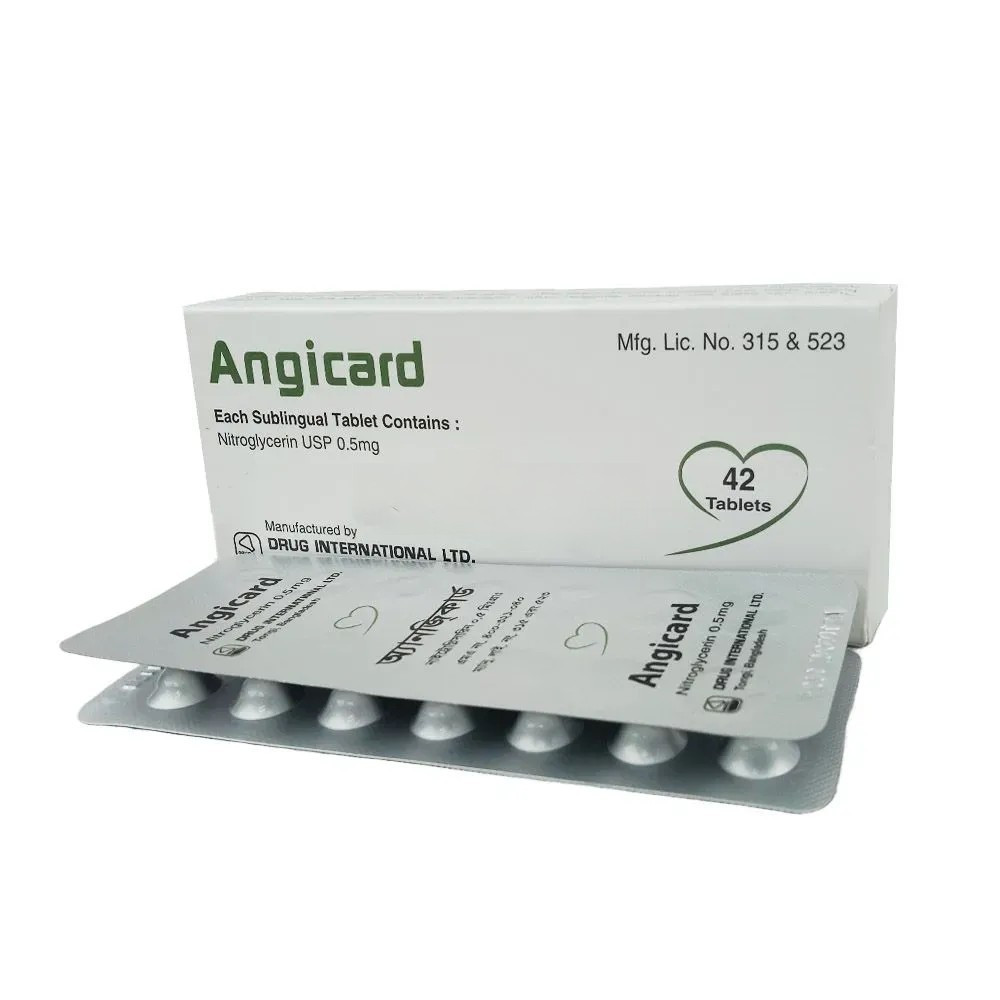 Pack Image: Angicard 0.5 mg Tablet (3 x 14)