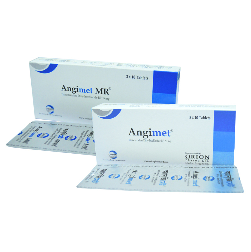 Pack Image: Angimet 20 mg Tablet (5 x 10)