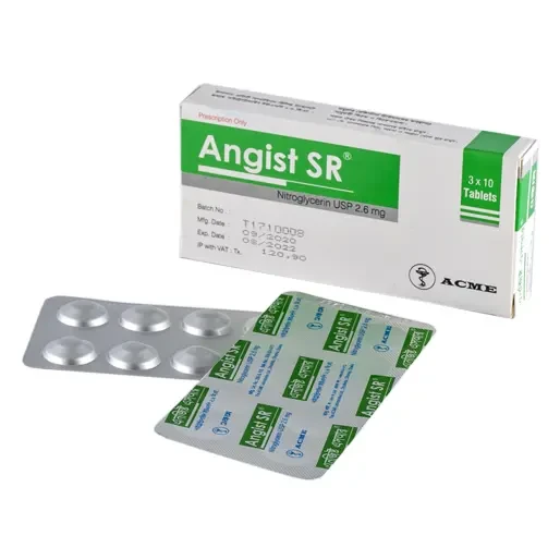 Pack Image: Angist SR 2.6 mg Tablet (3 x 10)