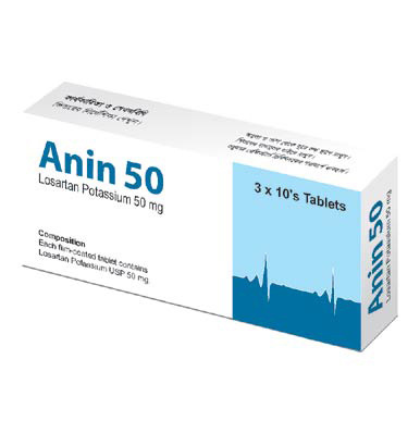 Pack Image: Anin 50 mg Tablet (3 x 10)