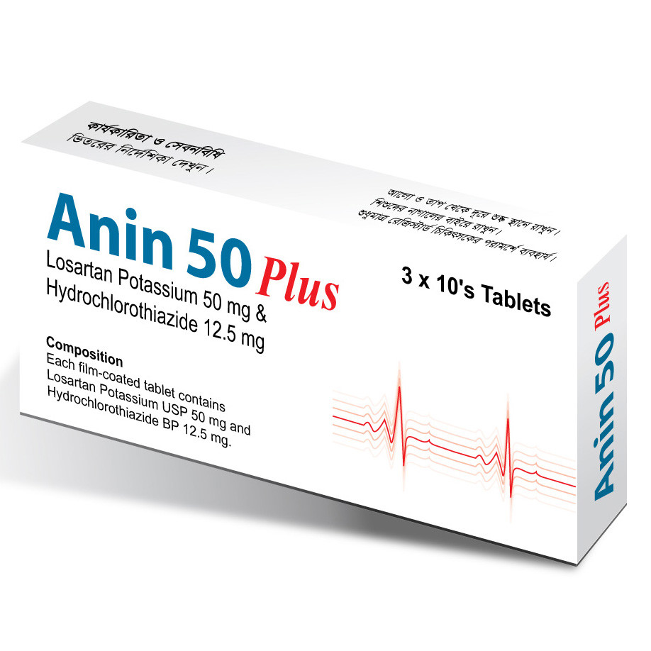 Pack Image: Anin Plus 50 mg Tablet (3 x 10)