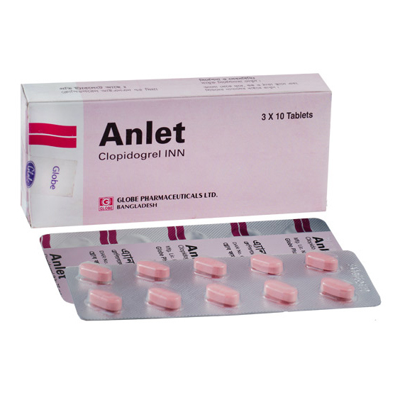 Pack Image: Anlet 75 mg Tablet (3 x 10)