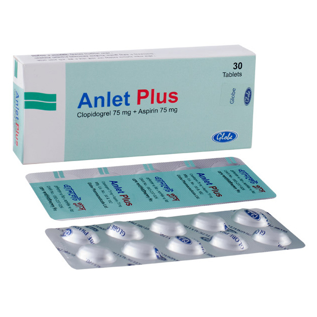 Pack Image: Anlet Plus 75 mg Tablet (3 x 10)