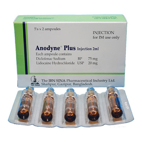 Pack Image: Anodyne Plus (75 mg Injection (2 ml ampoule)