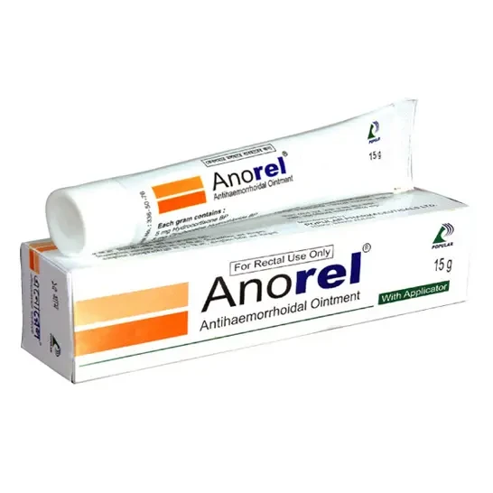 Pack Image: Anorel (5 mg Ointment (15 gm tube)