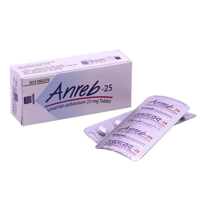 Pack Image: Anreb 25 mg Tablet (5 x 10)
