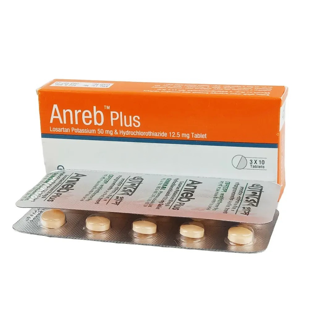 Pack Image: Anreb Plus 50 mg Tablet (3 x 10)