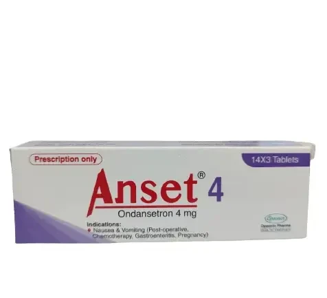 Pack Image: Anset 4 mg Tablet (3 x 14)