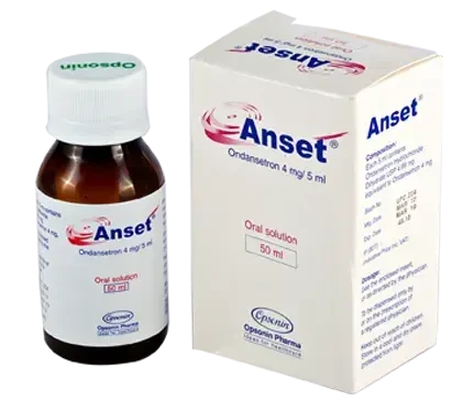 Pack Image: Anset 4 mg Oral Solution (50 ml bottle)
