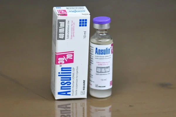 Pack Image: Ansulin 30% 70% Injection (10 ml vial)