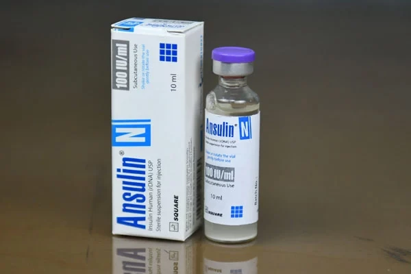 Pack Image: Ansulin N 100 IU Injection (10 ml vial)
