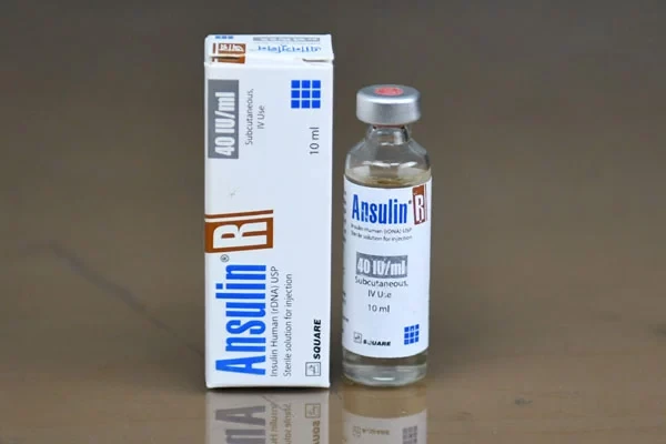 Pack Image: Ansulin R 40 IU Injection (10 ml vial)