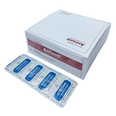 Pack Image: Antanil 250 mg Chewable Tablet (20 x 10)