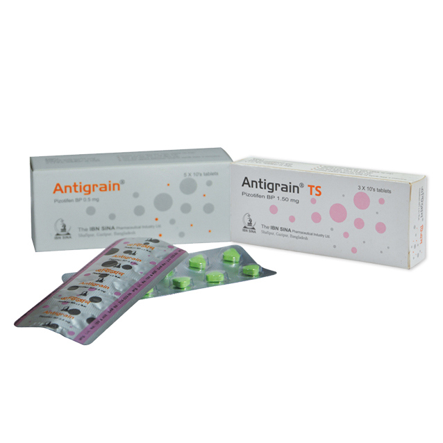 Pack Image: Antigrain 0.5 mg Tablet (5 x 10)