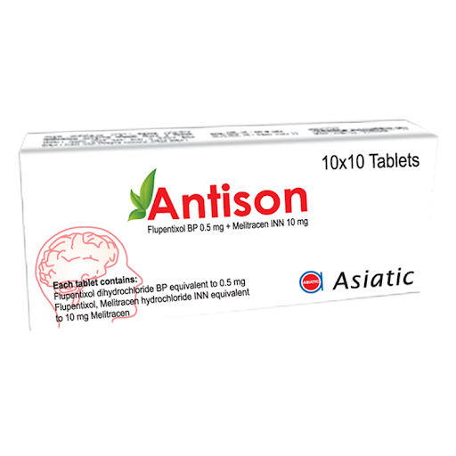 Pack Image: Antison 0.5 mg Tablet (10 x 10)