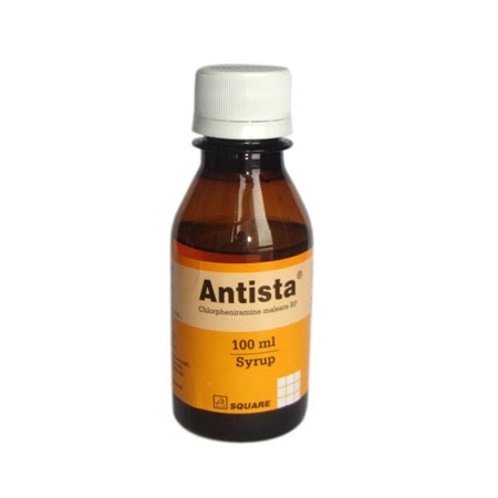 Pack Image: Antista 2 mg Syrup (100 ml bottle)