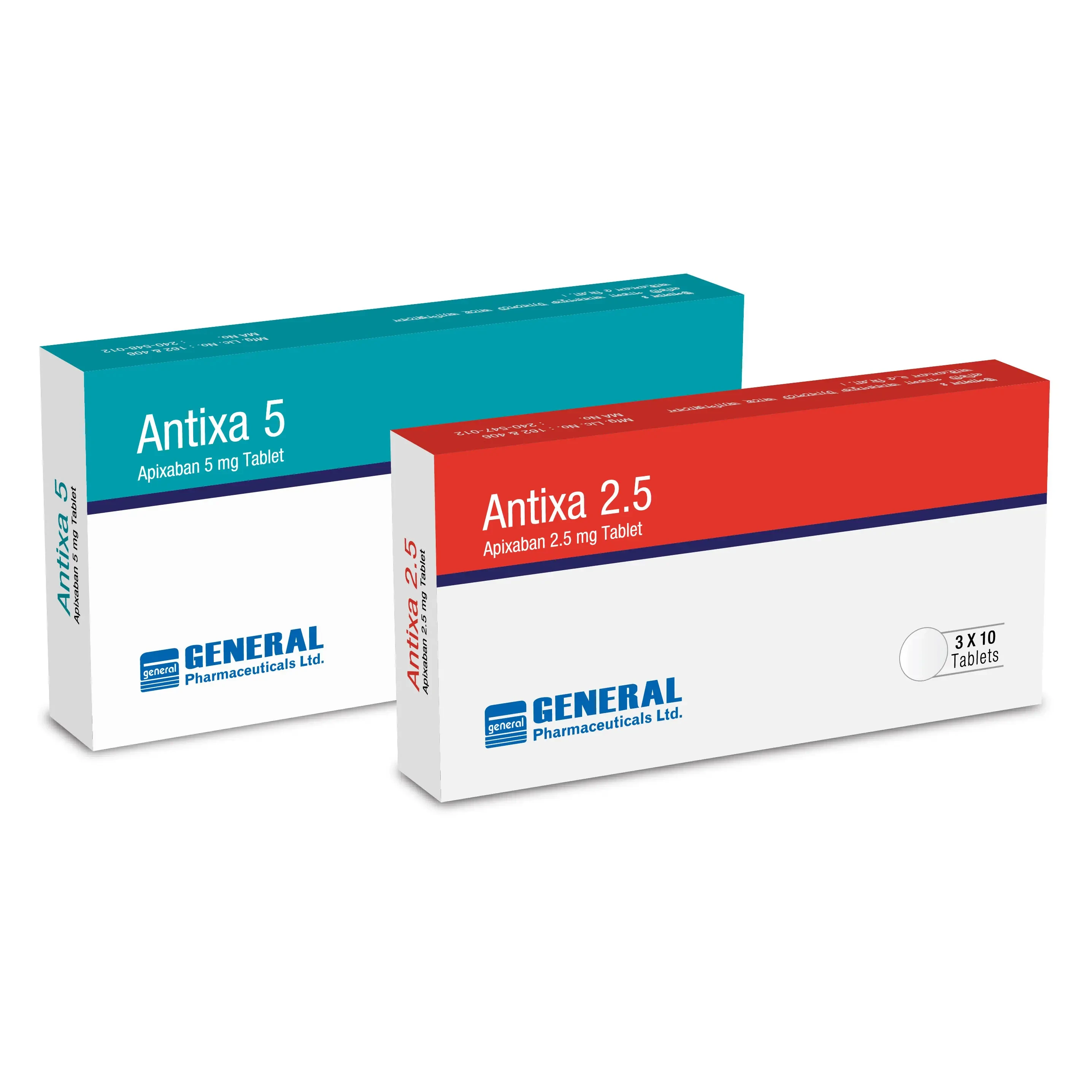 Pack Image: Antixa 5 mg Tablet (3 x 10)