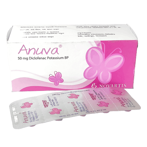 Pack Image: Anuva 50 mg Tablet (5 x 10)