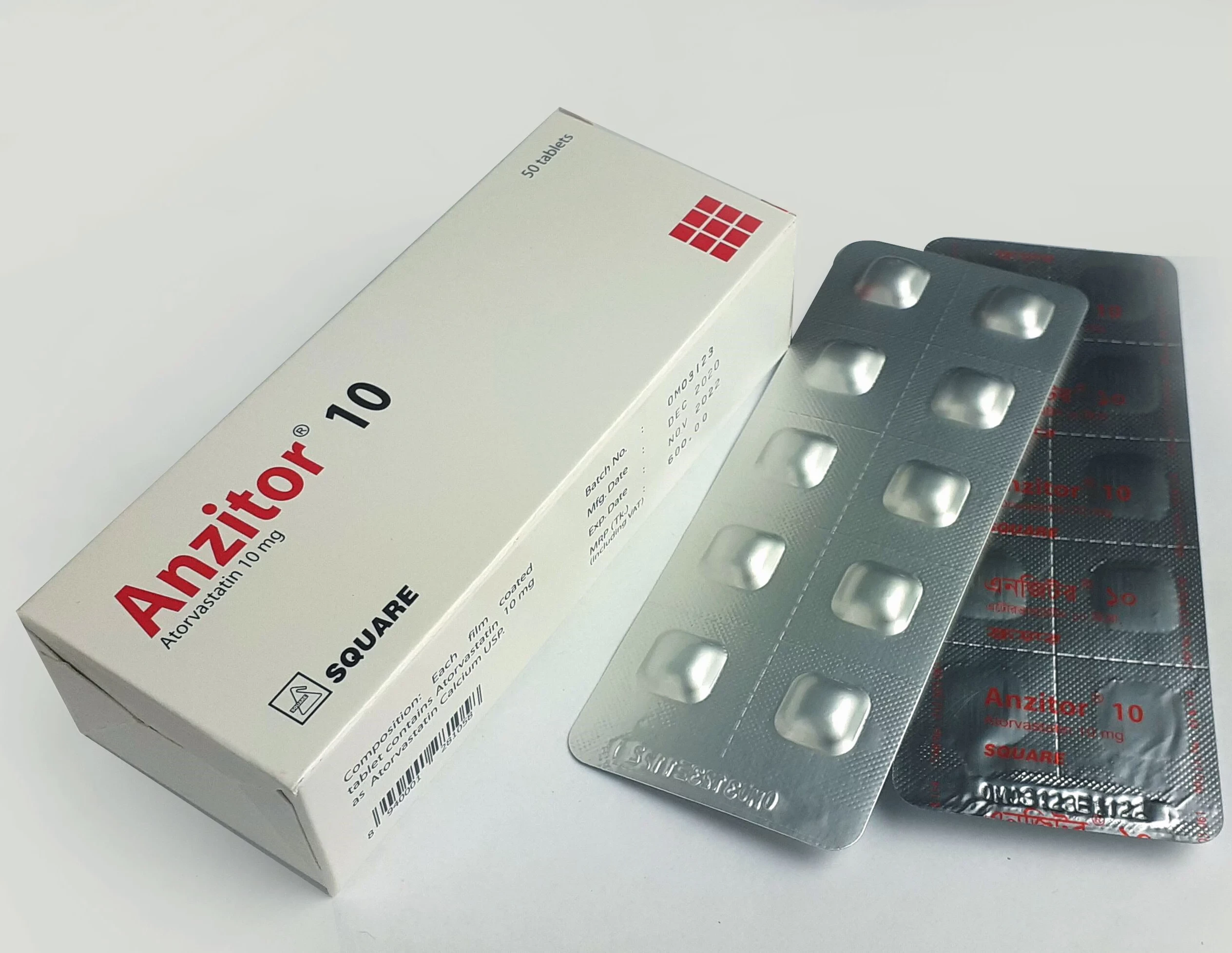 Pack Image: Anzitor 10 mg Tablet (5 x 10)