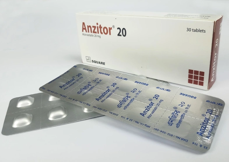 Pack Image: Anzitor 20 mg Tablet (3 x 10)