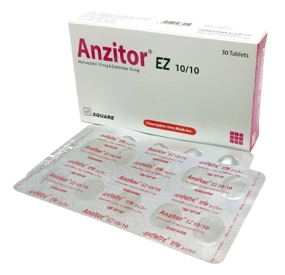 Pack Image: Anzitor EZ 10 mg Tablet (3 x 10)