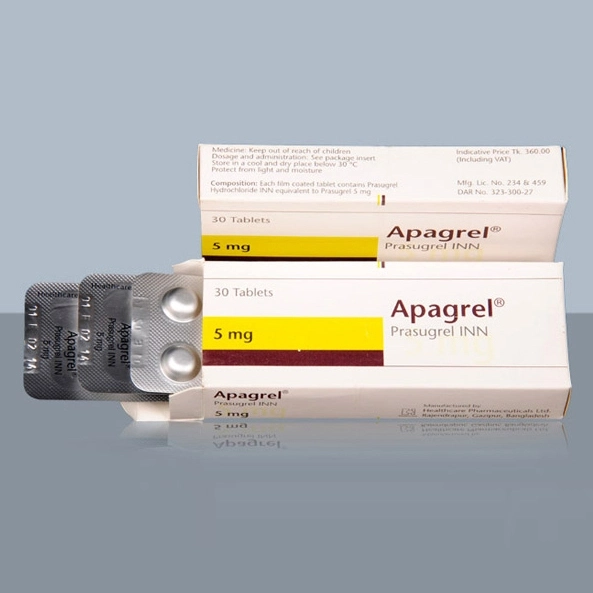 Pack Image: Apagrel 5 mg Tablet (3 x 10)