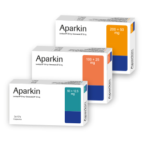 Pack Image: Aparkin 200 mg Capsule (4 x 8)