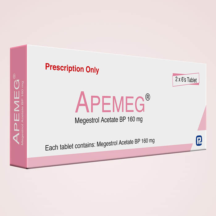 Pack Image: Apemeg 160 mg Tablet (2 x 6)