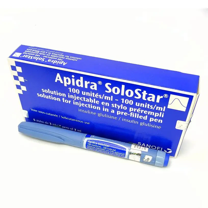 Pack Image: Apidra SoloStar 100 unit Injection (3 ml pen)