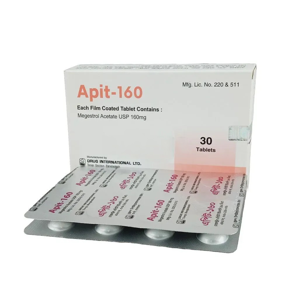 Pack Image: Apit 160 mg Tablet (3 x 10)