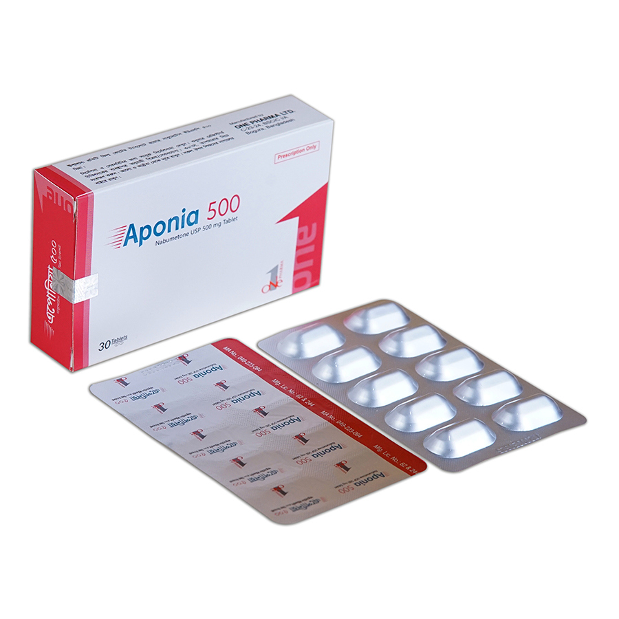 Pack Image: Aponia 500 mg Tablet (3 x 10)