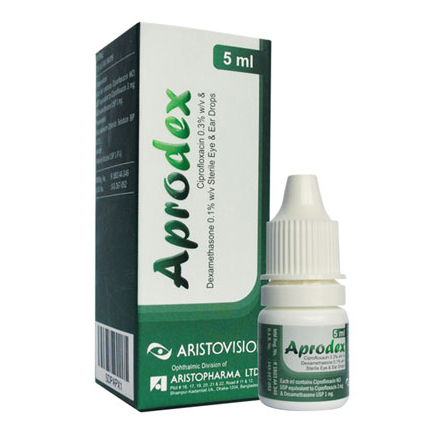 Pack Image: Aprodex 0.3% 0.1% Eye Drop (5 ml drop)