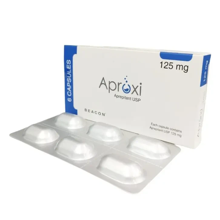 Pack Image: Aproxi 125 mg Capsule (1 x 6)