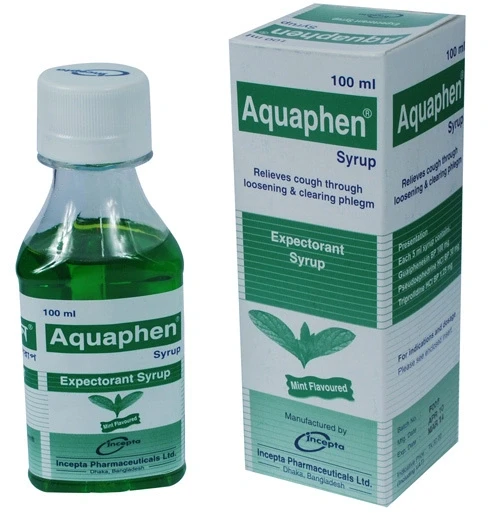 Pack Image: Aquaphen (30 mg Syrup (100 ml bottle)