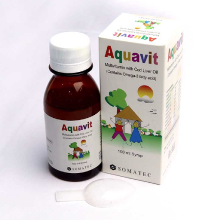 Pack Image: Aquavit Syrup (100 ml bottle)