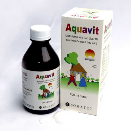 Pack Image: Aquavit Syrup (200 ml bottle)