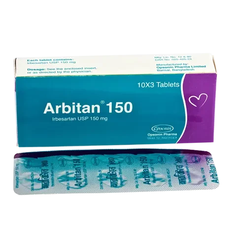 Pack Image: Arbitan 150 mg Tablet (3 x 10)