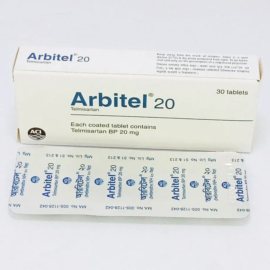 Pack Image: Arbitel 20 mg Tablet (3 x 10)