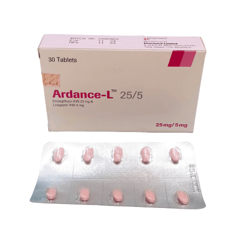 Pack Image: Ardance-L 25 mg Tablet (3 x 10)
