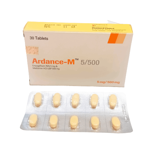 Pack Image: Ardance-M 5 mg Tablet (3 x 10)