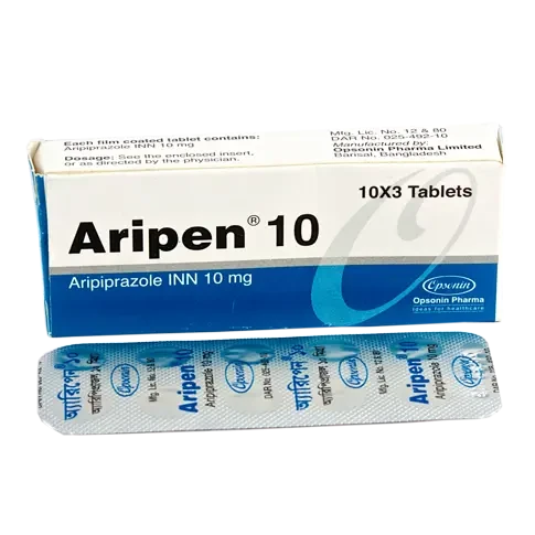 Pack Image: Aripen 10 mg Tablet (3 x 10)